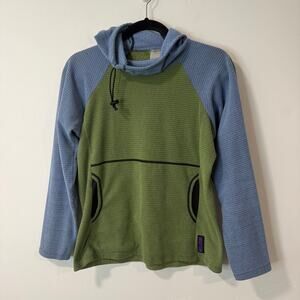 Melanzana Green and Blue Hoodie